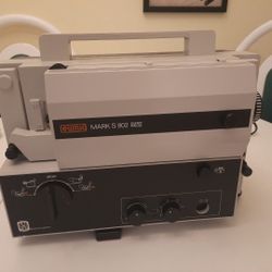 EUMIG MARK S 802--SUPER 8 SOUND PROJECTOR Powers On Reels Spin 