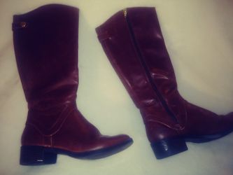 long brown boots. size 6.5