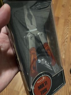 Buxton est. 1898 Multi Tool Pliers and Pocket leather punch, Knife, screwdriver