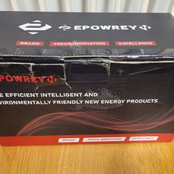NEW / EPOWREY 15 AMP 48 Volt Golf Cart Battery Charger Club Car- 3-Pin Round Plug 
