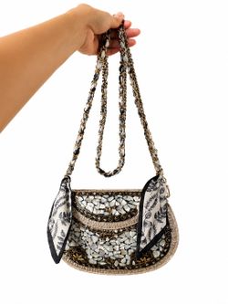 Beaded Mother-of-Pearl Evening Bag