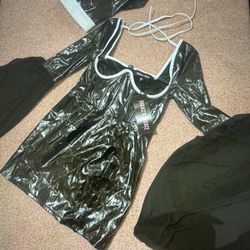 New. Small Black Dolls Kill Nun Goth Gothic Fetish Dress Costume 