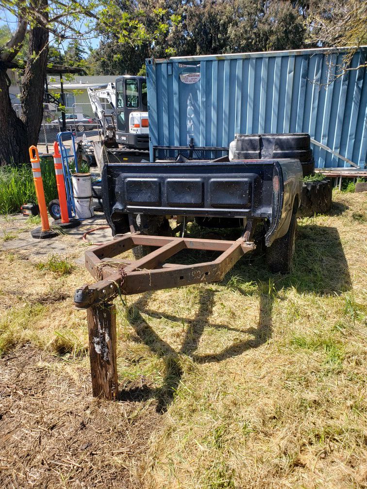 Original Toyota Truck Bed Trailer With Original OEM Toyota Axle And 3rd Member lights Work Have Another Set A Of Tires