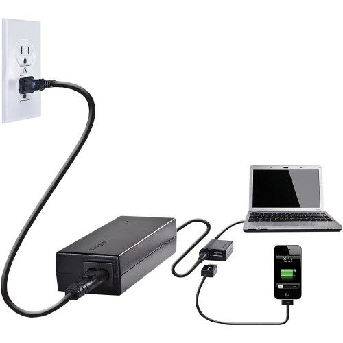 Targus® APA32US Laptop Charger With USB Fast Charging Port