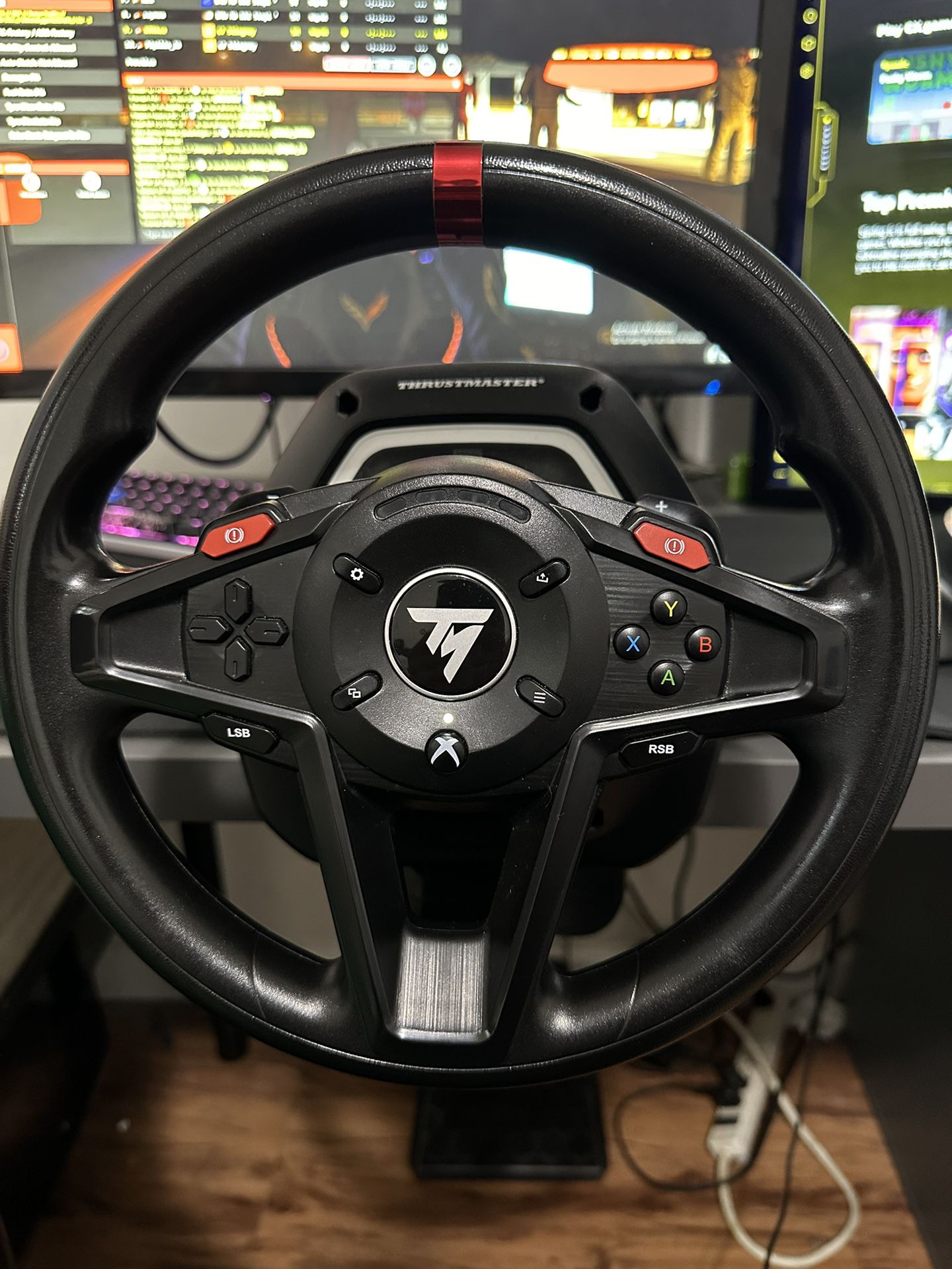 Thrustmaster T128  Steering Wheel And Pedals 