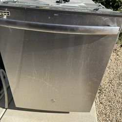 FREE- GE Dishwasher Stainless steel Metal tub Outside Warranty For parts