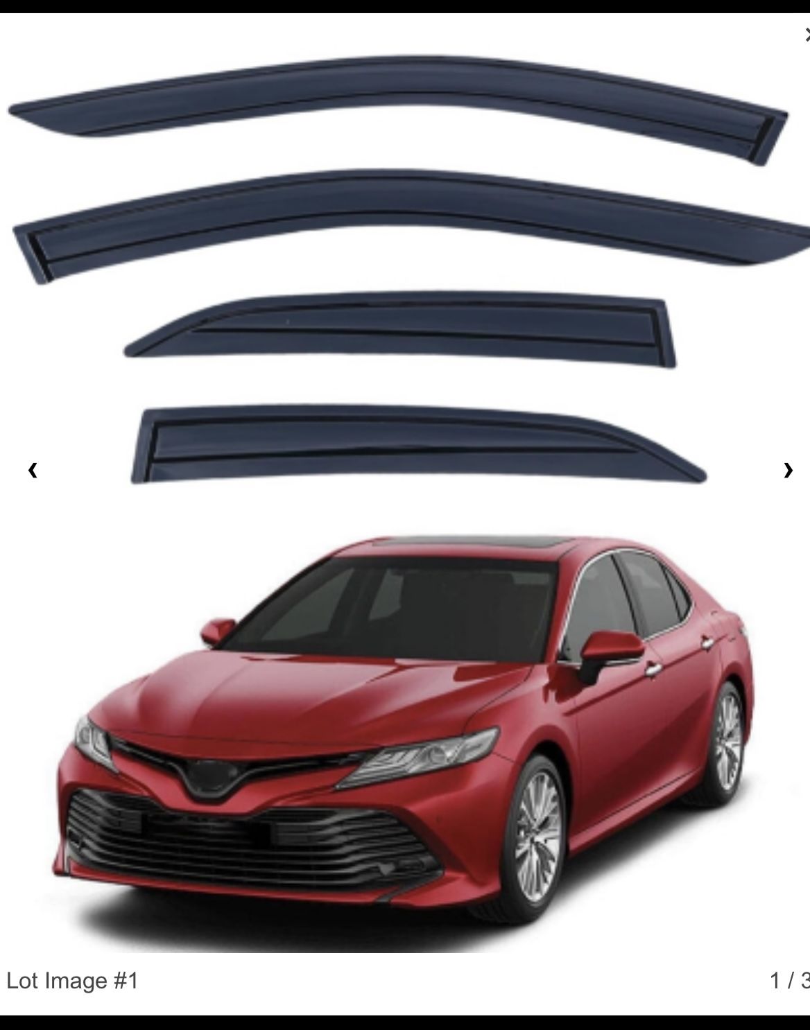 Window Rain Guards Toyota Camry