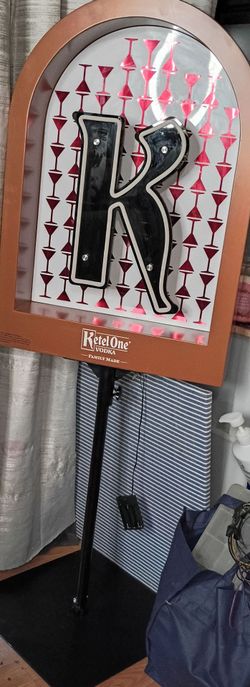 KetelOne vodka family made bar stand with light
