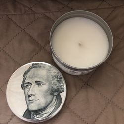 JD + Kate  Industries Alexander Hamilton Candle 