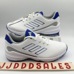 adidas ZG23 Golf Shoes Wide White Lucid Blue H03673 Men’s Size 9 NWT $200  New 