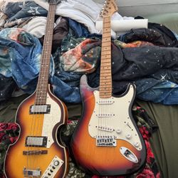 Starcaster Fender, Violin Bass Guitar VB-100