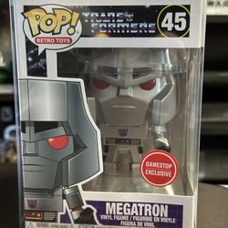 Funko Pop Transformers Megatron 45 Gamestop Exclusive 