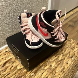 Pink Jordan Kid Shoes