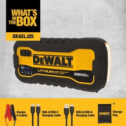New Dewalt 2500Amp Portable Jump Box