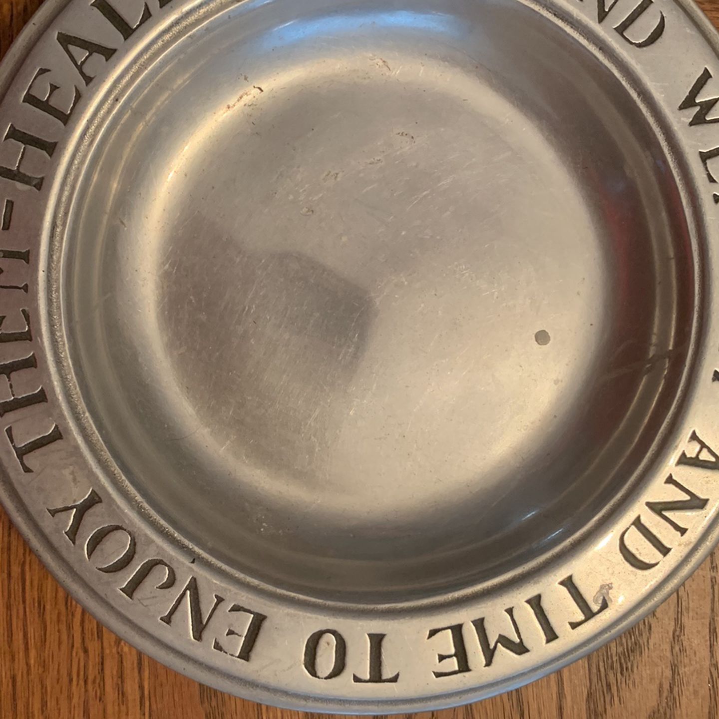 Pewter Plate