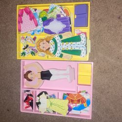 Dress Up Magnet Dolls 