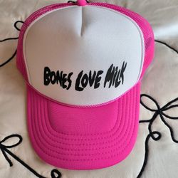 Bones Love Milk Trucker Hat