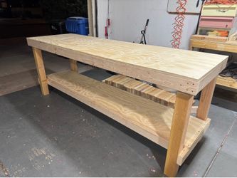 Custom build heavy duty workbench 8‘ x 30“