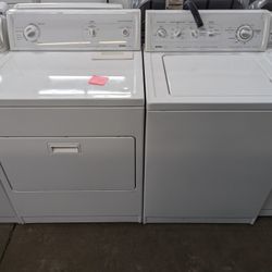 Kenmore Heavy Duty For Continues Use Washer And Dryer Set 