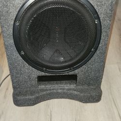 Kenwood 10 Inch Sub And CRUNCH 100 Watt Amp
