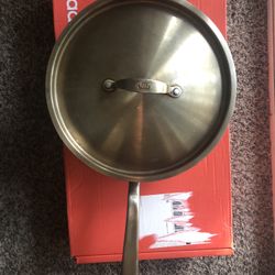Made In 5QT All Clad Stainless Steel Saucier 