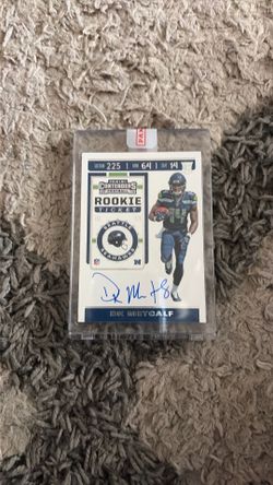 2019 Panini Contenders DK Metcalf Rookie Ticket Auto RC #110 - Seahawks