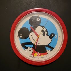 Mickey Mouse Clock. Vintage  Tochigi Tokei 