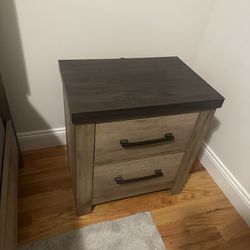 Two Matching Bedside Tables With Usb Plug