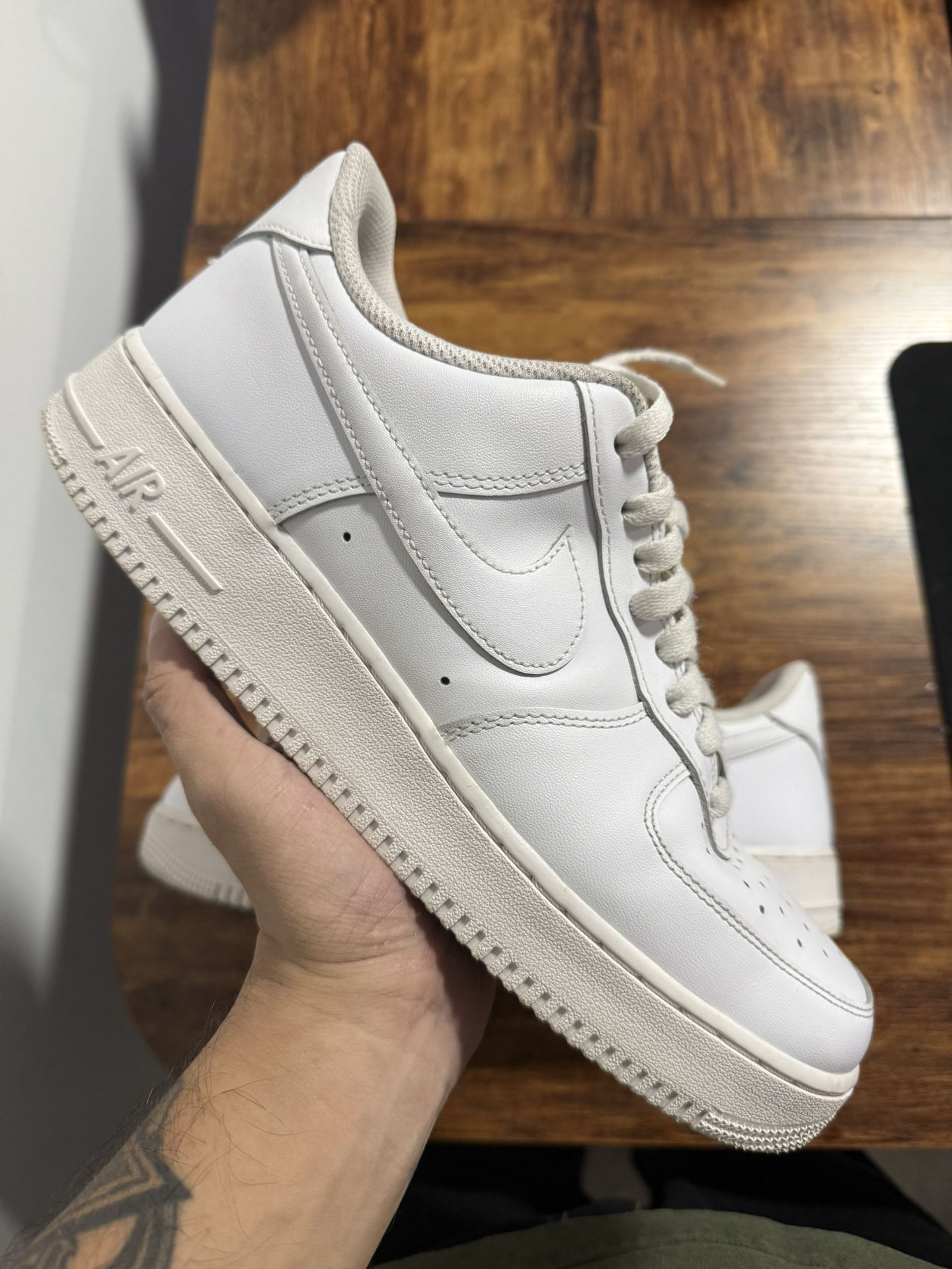Nike Air Force 1'07 'Triple White' Size 10