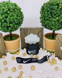 Nike OFF WHITE design Protective case for AirPods Pro (2019) Black