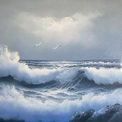 Vitage Arthur  Martens Oil On Canvas . Frame Size 38 1/2 By 26  1/2 Bamboo Framed ! 