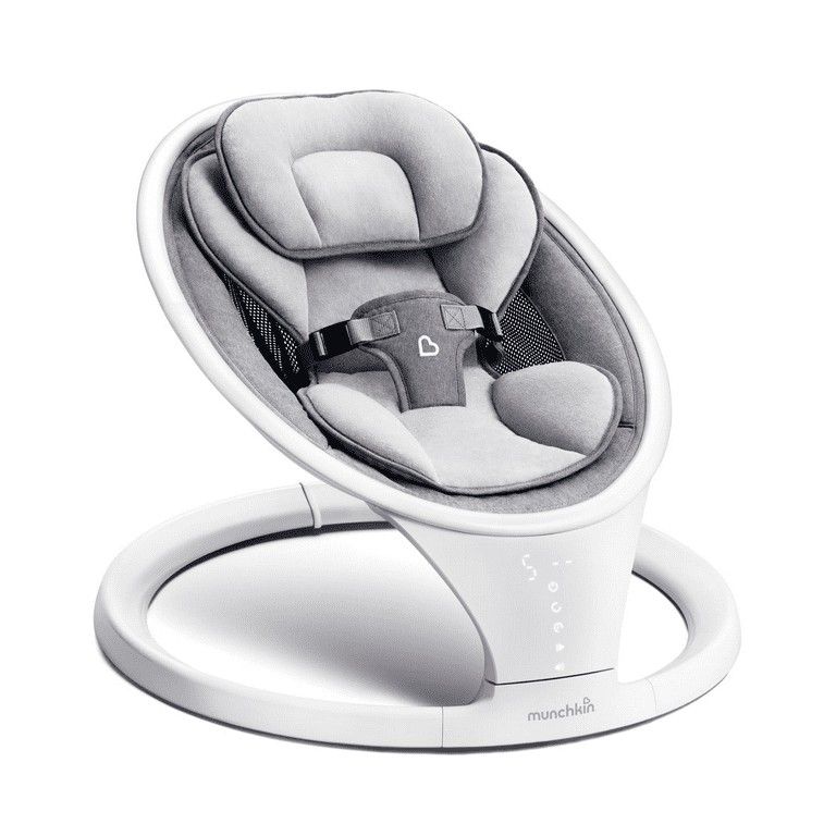 Infant Baby Swing with Bluetooth, 5 Speeds, 10+ Songs And Sounds