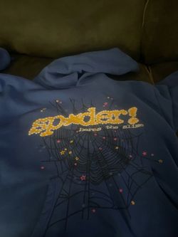 TC Blue sp5der hoodie