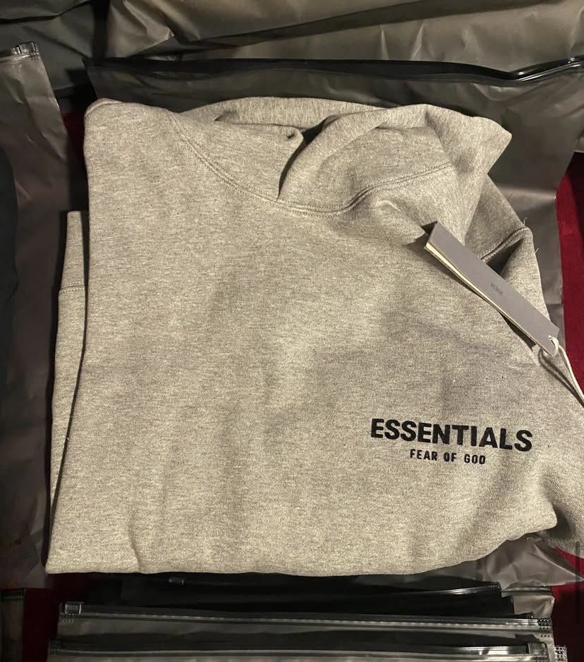 Essential Men Hoodie Dark Oatmeal