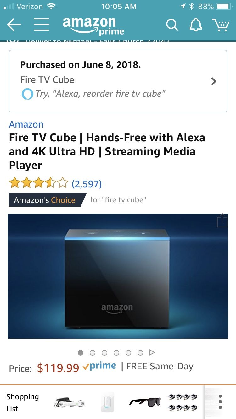 Amazon Fire TV Cube