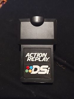 Action Replay DSI with multiple cheat codes for various games