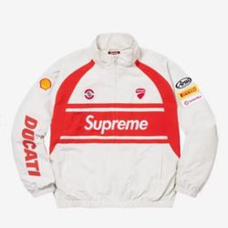 🔥Supreme x Ducati Track Jacket 🏁 (New) M-XL