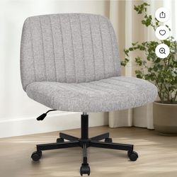 Cross Legged Chair - Light Gray NEW IN BOX