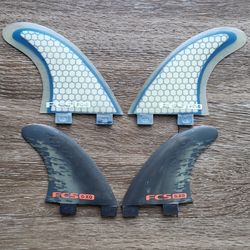 FCS quad fin set surfboard futures