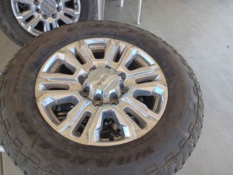 20 new tires and rims for 2023 GMC sierra 2500hd