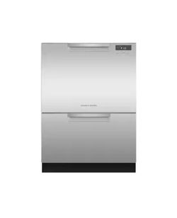 Fisher & Paykel - 24" Front Control Built-In Dishwasher - Stainless Steel
