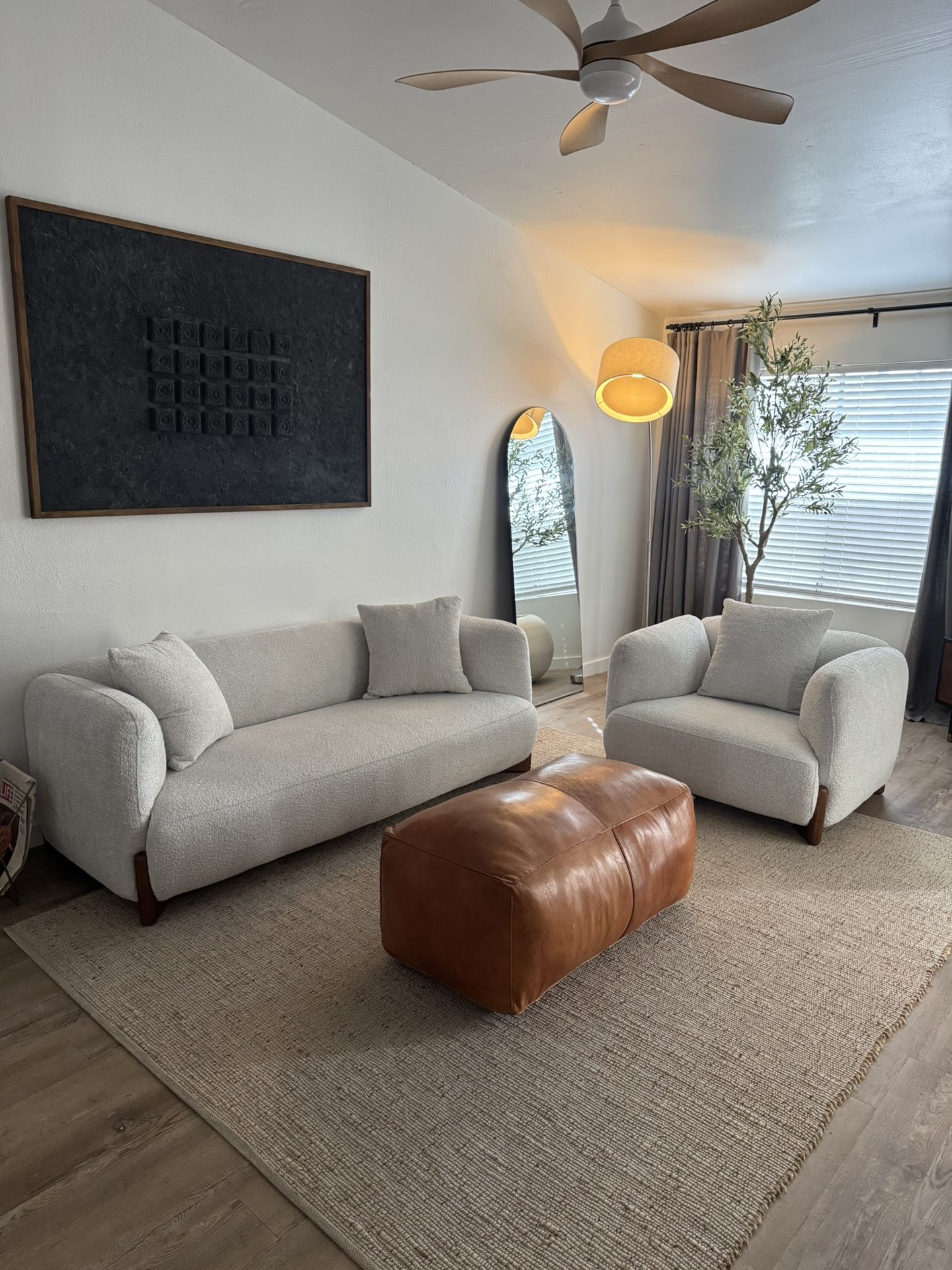 Sofa And Chair ( Delivery Available )