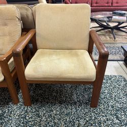 Mid Century Teak Lounge Chair By Dominoe Mobler