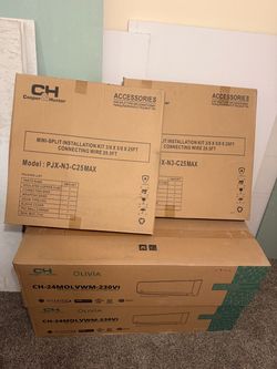 Cooper & Hunter 48k BTU 2-Zone Mini Split Heat Pump 24K+24K — New Never Installed