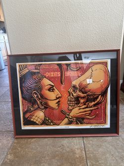 Pixies framed art work