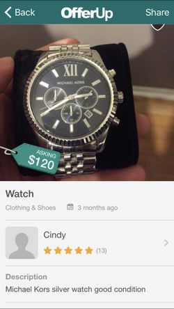 Beautiful like new Michael Kors men’s watch makes good Christmas gift