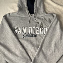 men’s grey san diego hoodie