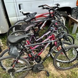 Bundle Lot Of 6 Bike Bikes Bicycles Mountain Cruiser