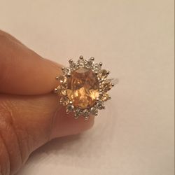 Two Gemstone 925SSFashion Ring