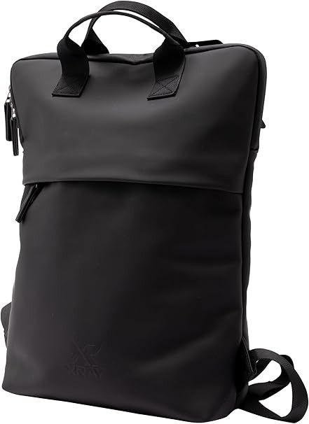 X RAY PU Leather Lightweight Laptop Backpack - Compact & Stylish, Fits 15.6 Inch Laptop
